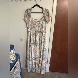 Baltic born floral maxi dress